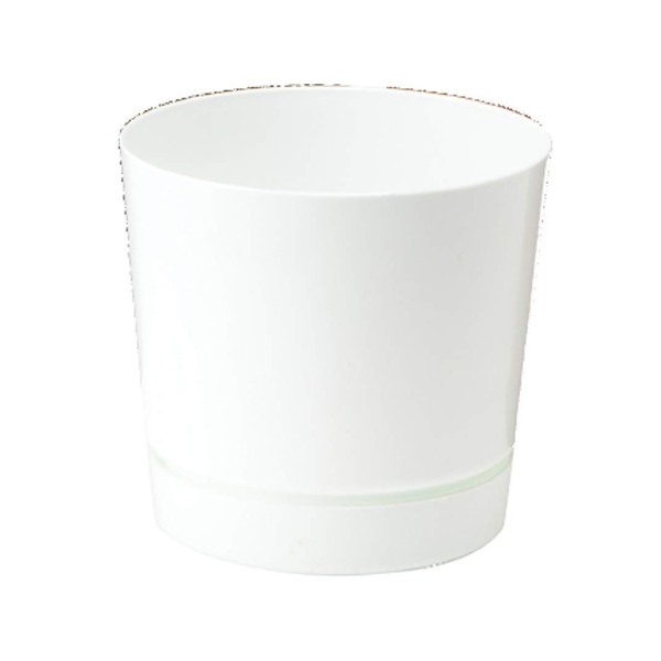 Novelty Majestic Full Depth Cylinder Pot, Glossy White, 10-Inch (10102)