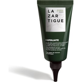 Lazartigue Exfoliate Gel exfoliante exfoliante desintoxicante oxigenante, cuentas de jojoba exfolia suavemente el cuero cabelludo y los ácidos de frutas, acción de masaje ayuda a reoxigenar el cuero cabelludo, recupera el equilibrio óptimo