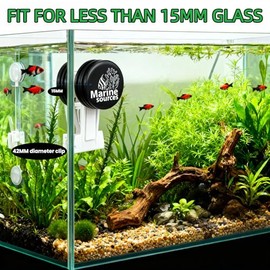 Clip magnético para Alimentar Algas Marinas en acuarios de Agua Salada, alimentador automático de Peces con Clip magnético para Algas, Accesorio para 