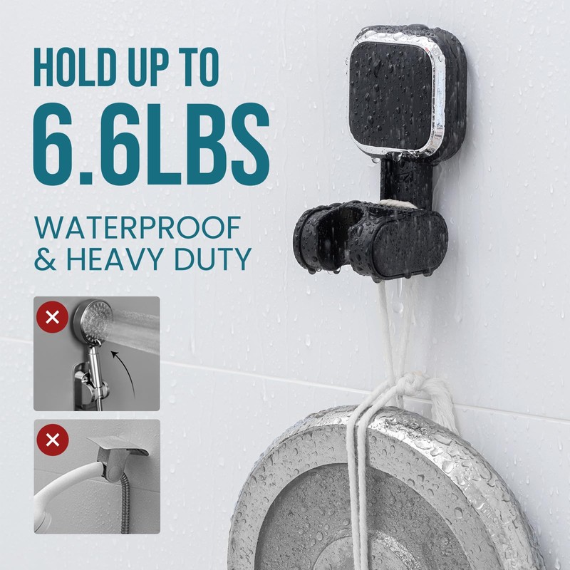TAILI Shower Head Holder No Drilling Max Hold 5 kg