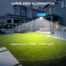 3-Side Solar Flood Light Outdoor IP65 Motion Sensor Remote Control 150 LED High Brightness Garden Security LightEmitting Color: 6500K, Lamp Power(W): XC150D, Battery Capacity: 18000 mAh