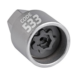 SW-Stahl 02383L-13 Rim Lock Adapter 533 I Suitable for VW I Release Rim Locks I Wheel Lock Rim Lock Disassembly Tool I Rim Lock Extractor I Rim Lock Key