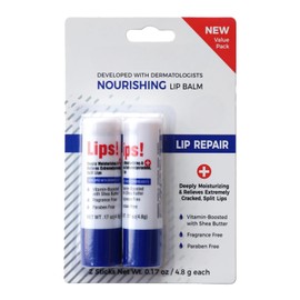 Lip Balm, 2pcs Lip Balm Set, Deeply Hydrating Lip Moisturiser with Shea Butter & Beeswax, Long-Lasting Nourishing, Lip Care