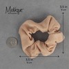 Set of 10 Terry Hair Scrunchies - Tan