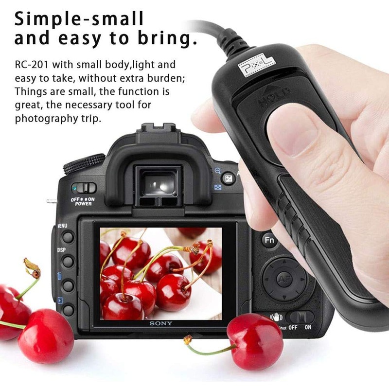 Pixel RC201/E3 Camera Remote Shutter Release Compatible with Canon EOS