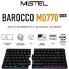 Mistel BAROCCO MD770 RGB TKL Split Ergonomic Mechanical Keyboard LED