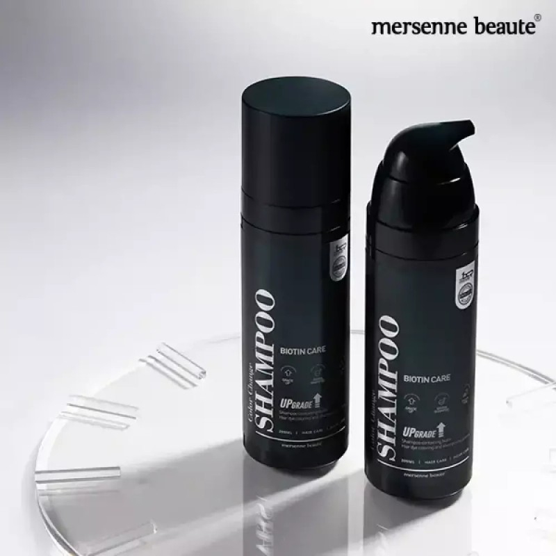 Mercenbeaute 메르센보떼 컬러체인지 염색샴푸 비오틴 200ml 2개 Mersenbotte Color Change