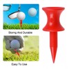 hzfengsheng Red Golf Tees Plastic Golf Tees Golf Pegs for