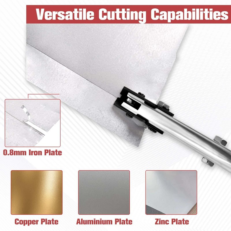 GOLD DEER 10Inch Sheet Metal Nibblers,Nibbler Shears,Hand Nibbler for Flat