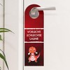 Caution Bad Mood or Good Mood Door Hanger with T-Rex