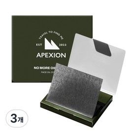 [Excess sebum removal + oil absorption] Effection No More Men Bamboo Charcoal Oil Paper, 3 pieces, 80 sheets / [과잉피지 제거 + 유분흡착] 에펙션 노모어 맨 대나무 숯 오일 페이퍼, 3개, 80매입
