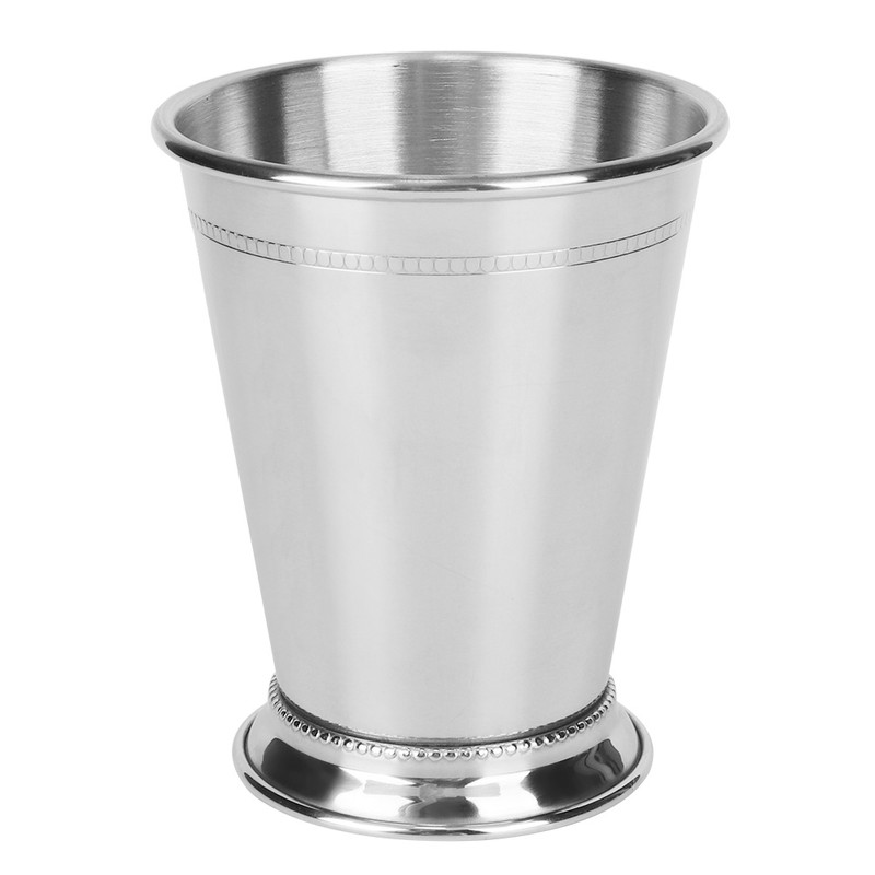 Silvery Mint Mojito Cup Stainless Steel Cocktail Mug Mixed Drinks