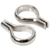 Merriway BH04390 (10 Pcs) Banjo Style Bookcase Stud, Nickel Plated