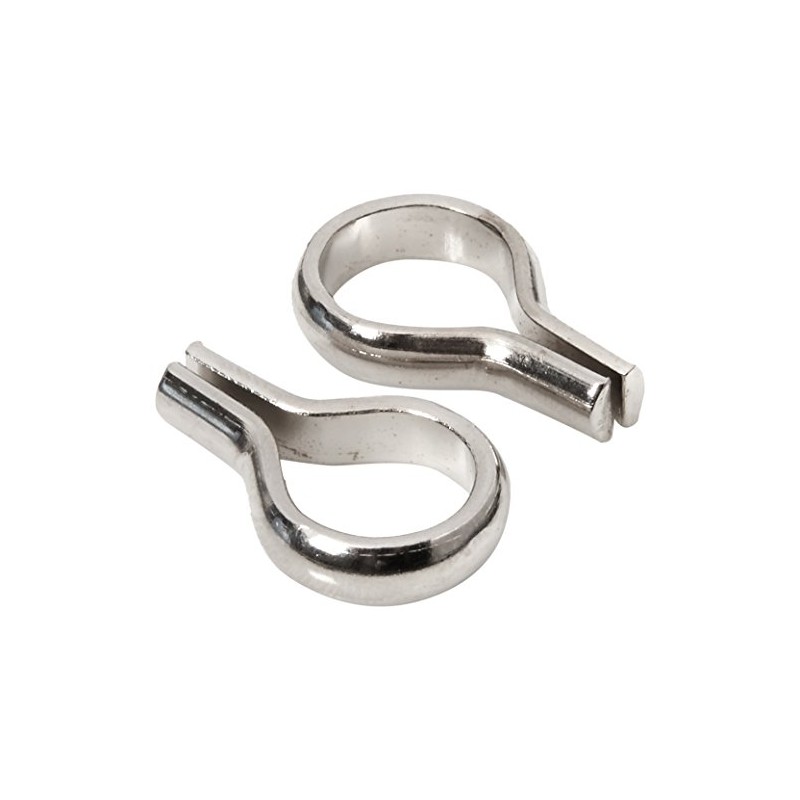 Merriway BH04390 (10 Pcs) Banjo Style Bookcase Stud, Nickel Plated
