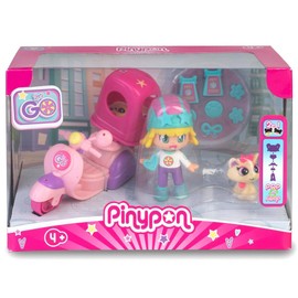 Famosa PNY37000 Pinypon Figure Let's Go with Assortment Car or Motorcycle