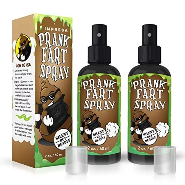 Impresa [2-Pack] Fart Attack Rancid Liquid Fart Spray Extra Strong