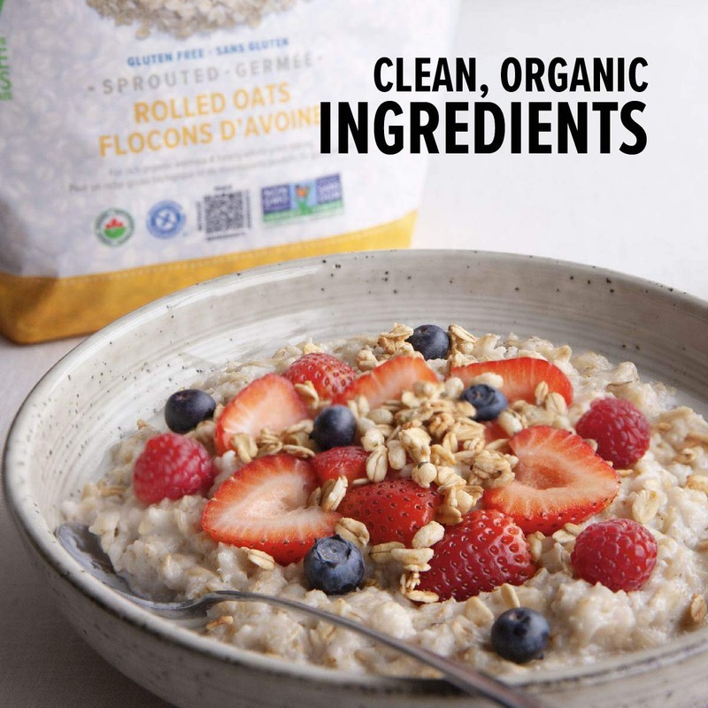 One Degree Organic Foods Sprouted Rolled Oats, USDA Organic, Non-GMO