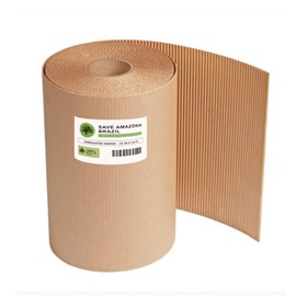 Corrugated Cardboard Roll are 100% Recycled 24in X 33ft 100% Recycled Fiber, Think Green, Take Care of our Planet, Use Recycle (1)