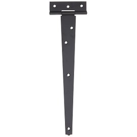 Duratool D00915 T-Hinges Black Zinc Plated 10" (254mm) 2 Pack