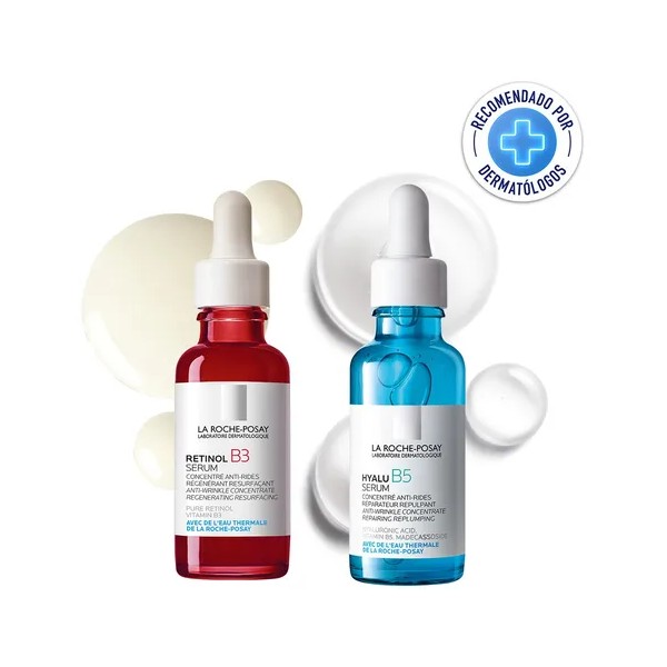 Kit Hidratante Serum Hyalu B5 + Retinol B3 La Roche