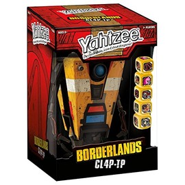 USAopoly Yahtzee: Borderlands CL4P-TP Game