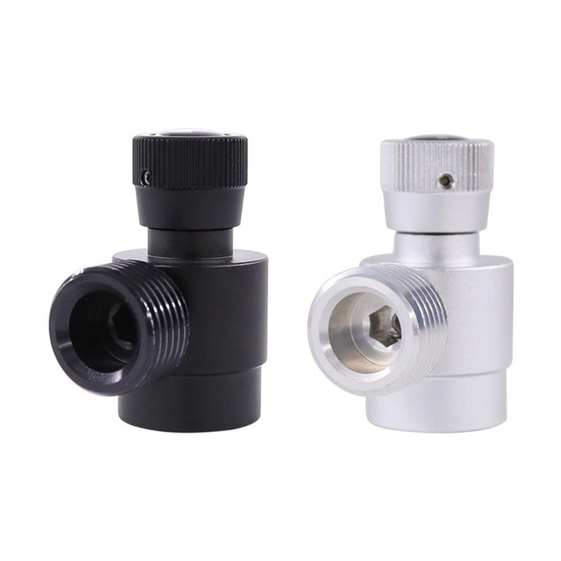 Pinafresa CO2 Bottle Refill Adapter, Self-Made Gas Bottle Regulator M10X1