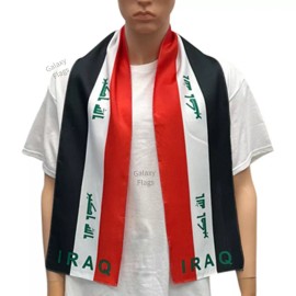 Unbranded Iraq Scarf / Iraq Flag Scarf / Iraq Scarves