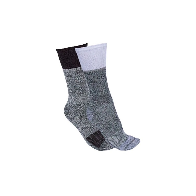 Carhartt - Calcetines de acero para hombre, 2 pares, Grey,