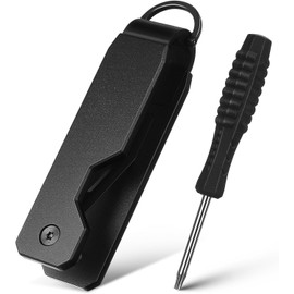 Plafope Llavero Metalico Titular de los Hombres de Inteligente Etiqueta Llaveros Hombres Organizador de Llaves Minimalista Aleación de Aluminio Negro