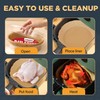 Air Fryer Disposable Paper Liners, 150 Pcs All-Natural, Non-Stick, Oilproof,