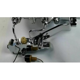 Rodspeedracing GM Proportioning Valve Kit Brake Lines Mounting Bracket Disc Disc Chrome PV4