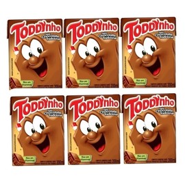 Toddynho Brasileiro - Chocolate Drink - Pack of 6 x 200ml - Bebida Sabor Chocolate - Brazilian Chocolate Milk