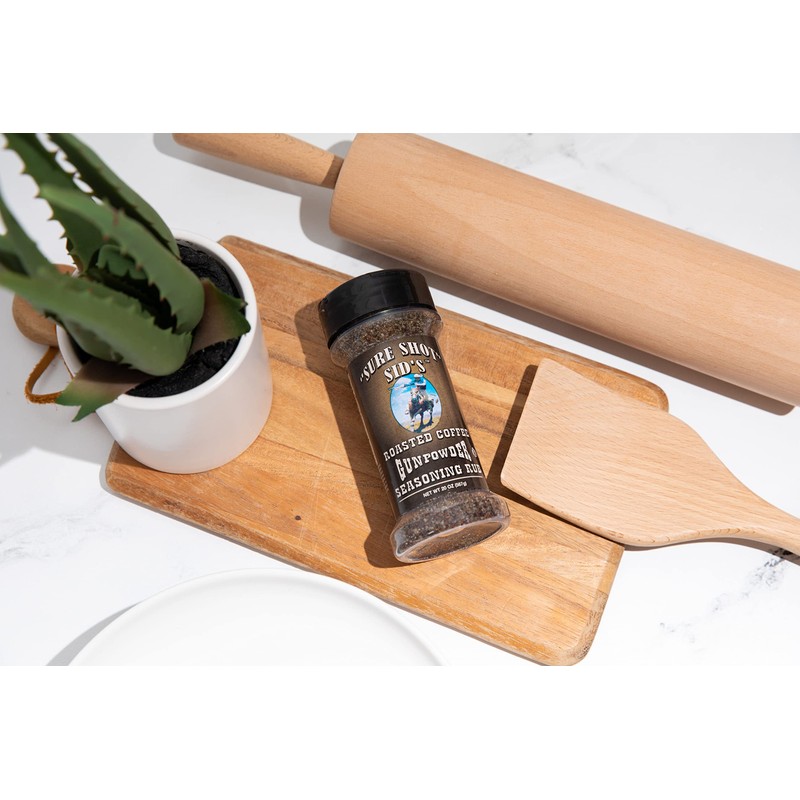 Sure Shot Sid’s Roasted Coffee Gunpowder Seasoning - Famous BBQ