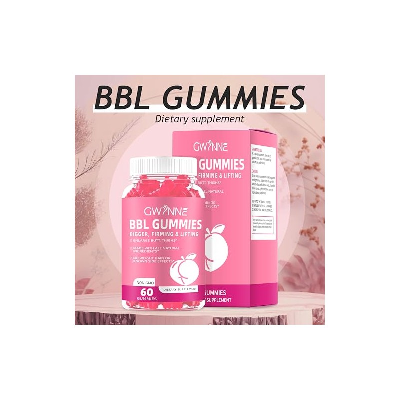 BBL Gomitas de aguaje y fenogreco Mejora Tus Curvas 60