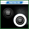 Motoforti Car Engine Start Stop Ignition Switch Button Cover Ring