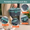 PETYDOOT 2.8L Electric Heated Lunch Box 100W Portable Food Warmer