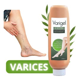 Gel Orgánico Auxiliar Para Piernas Cansadas Varigel 225 Gr Aloe Vera