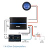 JENSEN JA1CH Class-D Mono Amplifier Car Audio | 1,000 Watts