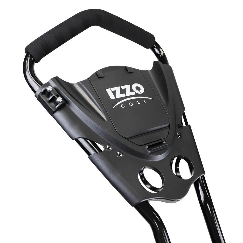 IZZO Golf Rover II Push Cart - Color: Red