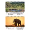Elephant Magic DIN A5 Desk Calendar for 2022 Elephants Seelenzauber
