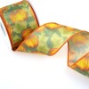 'Autumnal' Ribbon Pumpkin – 65 mm – 10 Yards –