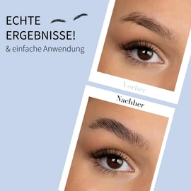 Fleeky Eyebrow Fix Gel - Eyebrow Shaping with Double-Sided Brush Made of Perfect Wax & Gel Formula for Simple or Full Brows