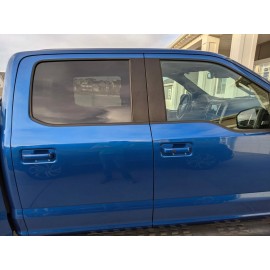 Rocky Mountain Graphics 2017-2020 Ford Raptor Door Pillars Overlay Vinyl Decals Stickers 4 Pc 2018 2019 - CARBON FIBER