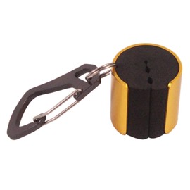 JAGTRADE Wearable Fishing Rod Holder Fishing Rod Clip Lightweight Rod Holder with Keychain Clip Fly Fishing Accessories, 3.2x3.1cm, Blue