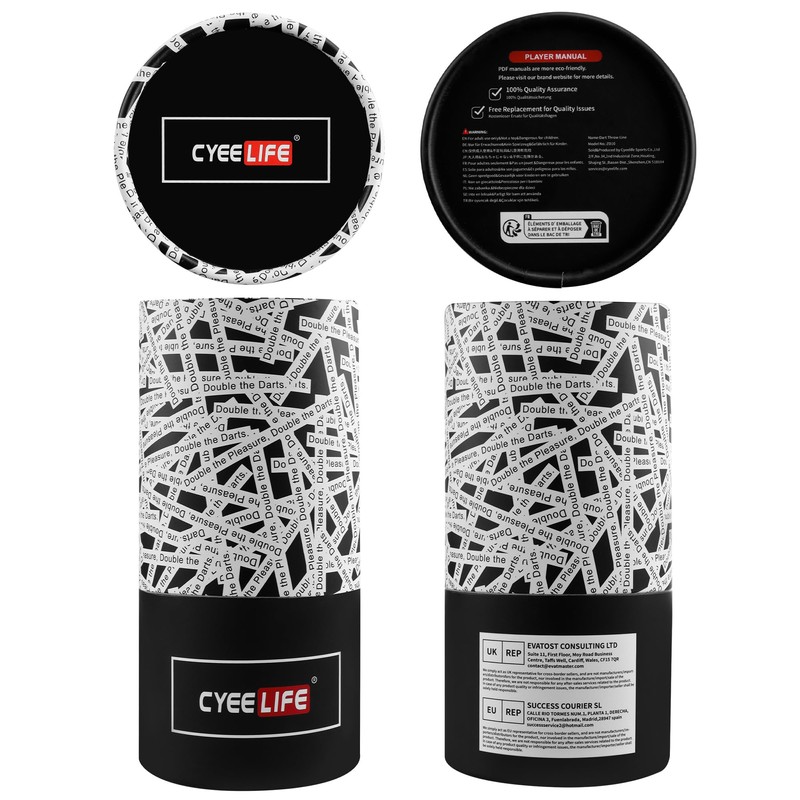 CyeeLife Dart Oche Line, dart drop marking, dart throwing line