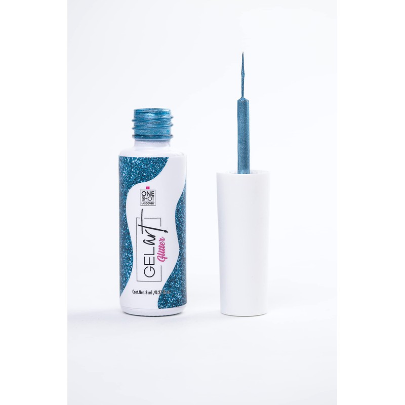 ONE SHOT LACCOVER - GEL ART GLITTER COLLECTION, Gel Painting