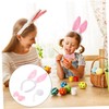 BESPORTBLE Rabbit Ear Headband Pink Plush Party Accessories Lightweight Costume
