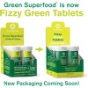 Effervescent Green Superfood Tablets - Lemon Lime, 60 Count for
