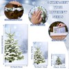 Preboun 3 Pack Christmas Trees Bathroom Towels Set Snowflake Hand