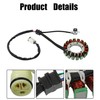 waltyotur Stator & Rectifier Ignition Coil Relay Gasket Replacement for